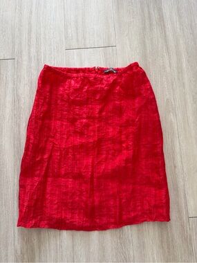 Jcrew red skirt 00